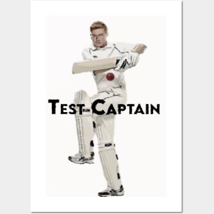 World Cricket Batsman Test Captain p1 Posters and Art